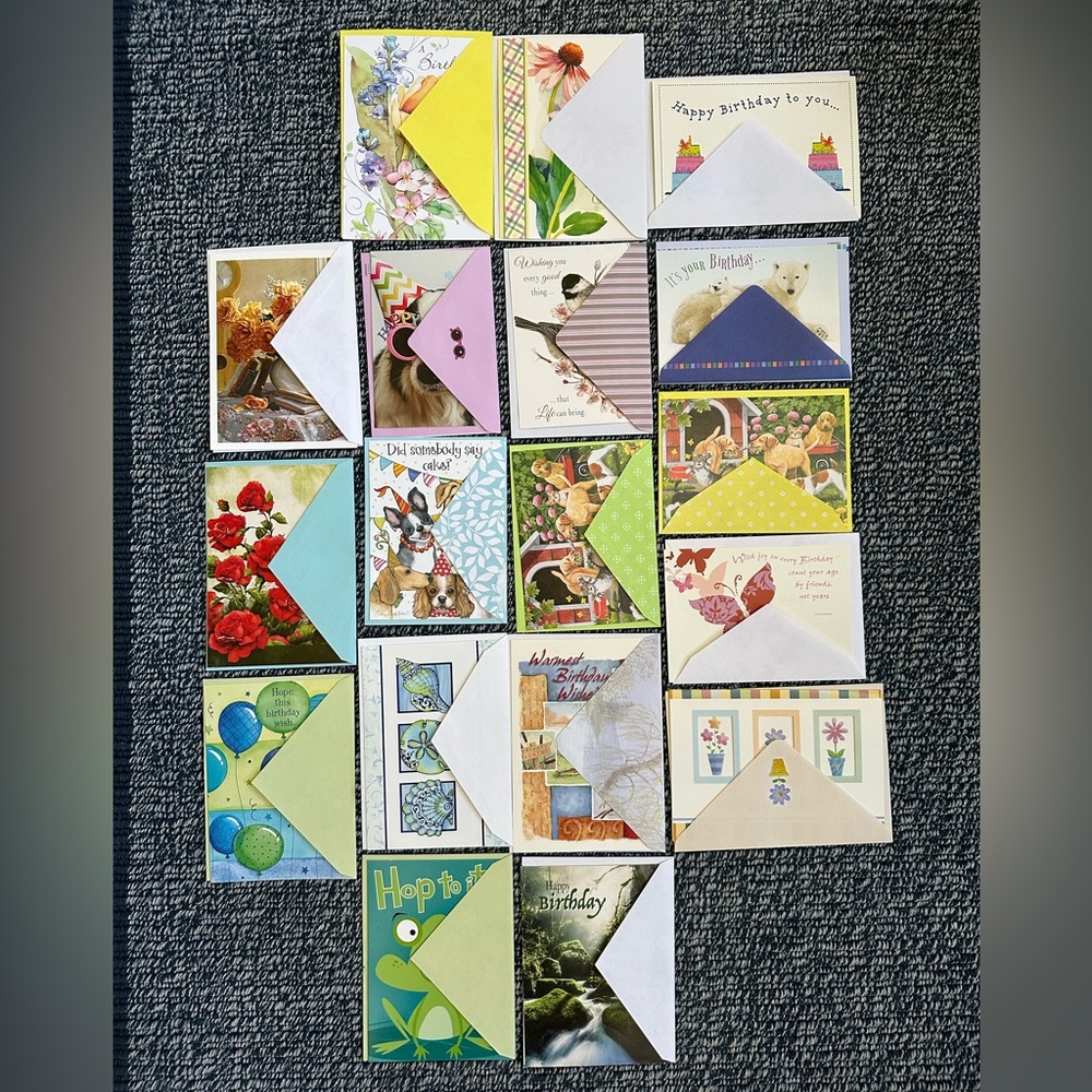 New 18 of different brand of Happy Birthday’s cards with envelopes. - Picture 9 of 9